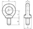 Рым болт CERTEX M30 DIN580 NS30R 2