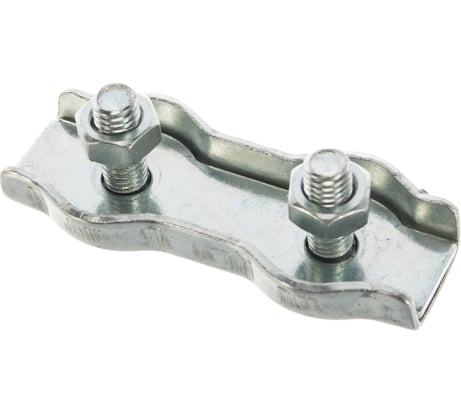 Канатный двойной зажим КРЕП-КОМП Duplex 8мм 15шт зд8ф