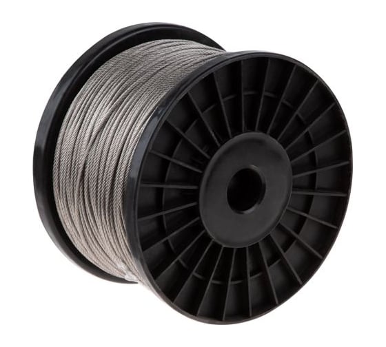 Трос STARFIX М5 DIN 3055 нержавеющая сталь A2 бухта 250 м SMP-21091-250