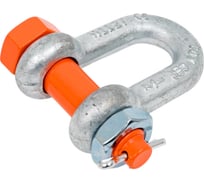 Такелажная скоба CERTEX прямая со шплинтом грузоподъемность 2 тонны SAK20SS