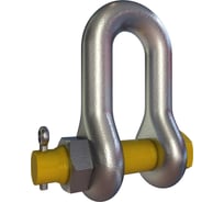 Такелажная скоба CERTEX прямая со шплинтом грузоподъемность 12 тонн SAK120SS