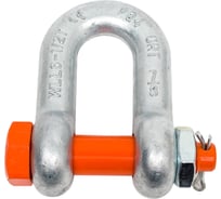 Такелажная скоба CERTEX прямая со шплинтом грузоподъемность 6,5 тонн SAK65SS