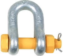 Прямая грузовая скоба Центр грузоподъемного оборудования DIN 834, с гайкой, Q=35 т 4687203388508