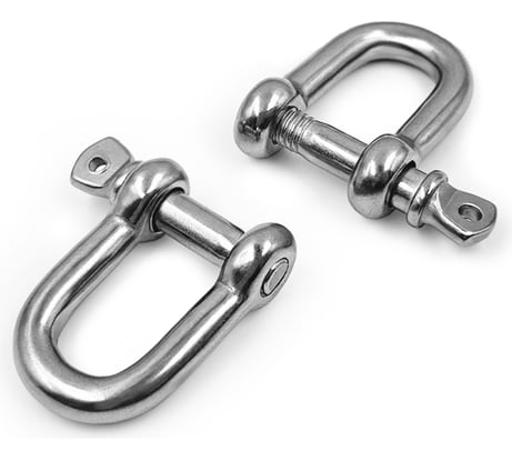 Нержавеющая такелажная скоба KREPFIELD 5 мм, ART 9076, А4 9076А4СКОБА5ММ-1