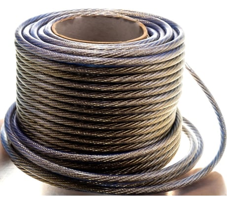 Стальной трос в ПВХ оплетке BEFAST DIN 3055, 10/12 мм, 50 м TCPVC101250S