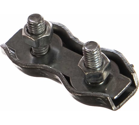 Зажим для троса Duplex, 4 мм, 1 шт, ярлык Zitar 108073