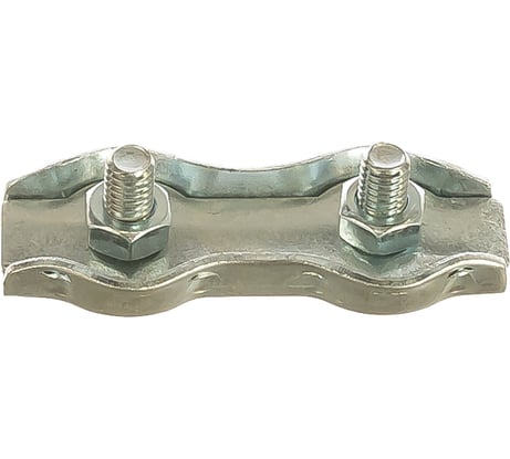 Зажим для троса Duplex, 6 мм, 1 шт, ярлык Zitar 108075