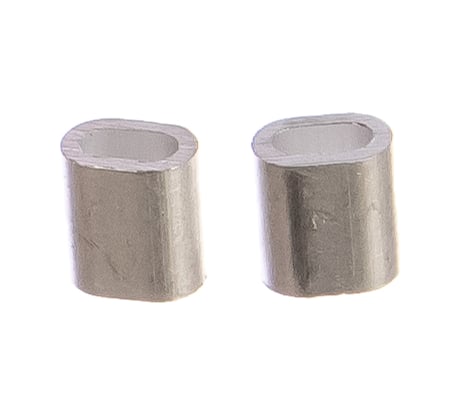 Прижимной наконечник для троса 2 мм DIN 3093, 2 шт, ярлык Zitar 105820