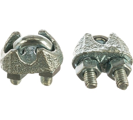 Дугообразный зажим троса 3мм DIN741 2шт - ярлык Zitar 102735