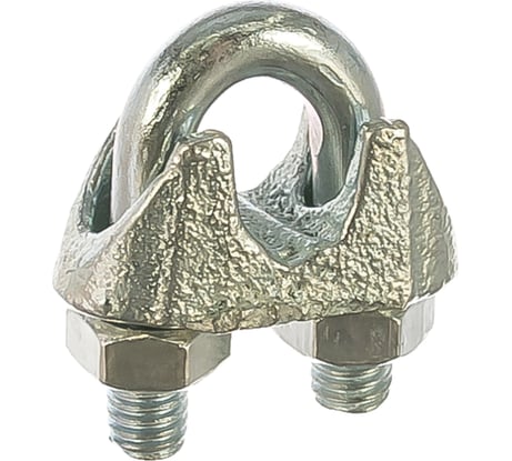 Дугообразный зажим троса 10мм DIN741 2шт - ярлык Zitar 102739