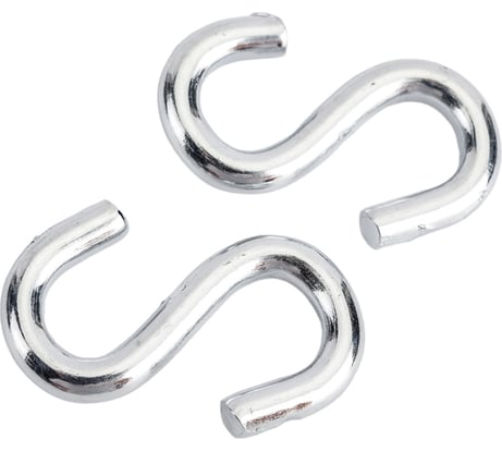 S-образный крючок М4, 5 шт, пакет Zitar 105822