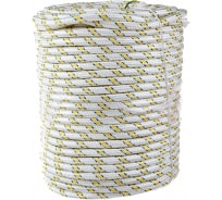 Плетёный капроновый 24-прядный фал с капроновым сердечником, диаметр 12мм, бухта 100м, 2200кгс СИБИН 50220-12