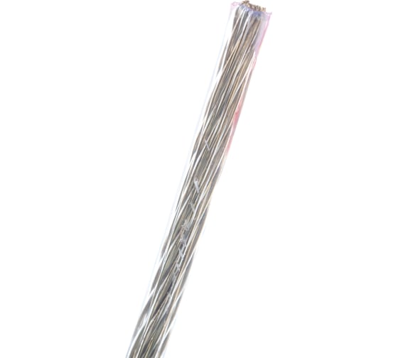 Стальной трос в полимерной оболочке STAYER 4 мм L=100 м 30410-40