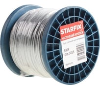 Стальной трос в ПВХ STARFIX SWR М3, PVC М4, DIN 3055, бухта 200 м SMP-53714-200