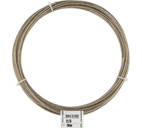 Трос в оплётке PVC 2/3 упак. 10м- накл. Zitar 127852