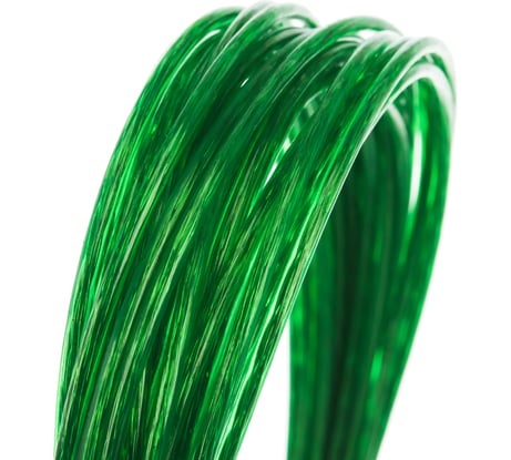 Металлополимерный цветной трос, зеленый, 2.5 мм, 10 м Tech-Krep 136586