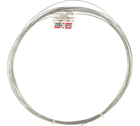 Стальной трос для растяжки DIN 3055, 1 мм, 10 м  Tech-Krep 127839