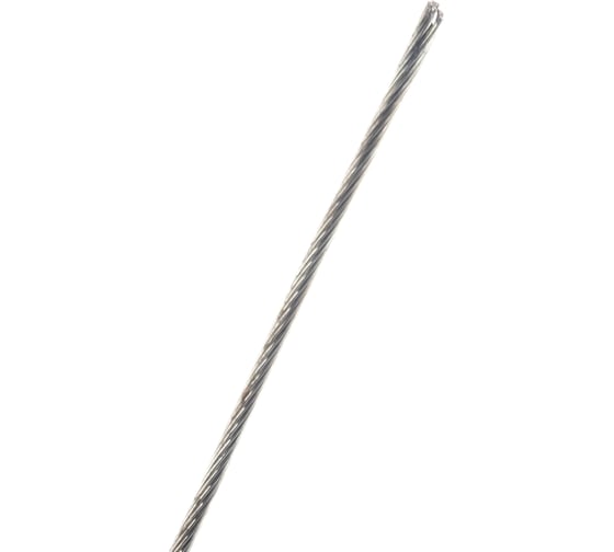 Стальной трос для растяжки DIN 3055, 1 мм, 10 м  Tech-Krep 127839