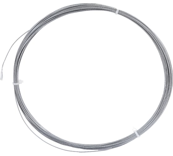 Стальной трос для растяжки DIN 3055, 1 мм, 20 м Tech-Krep 127840