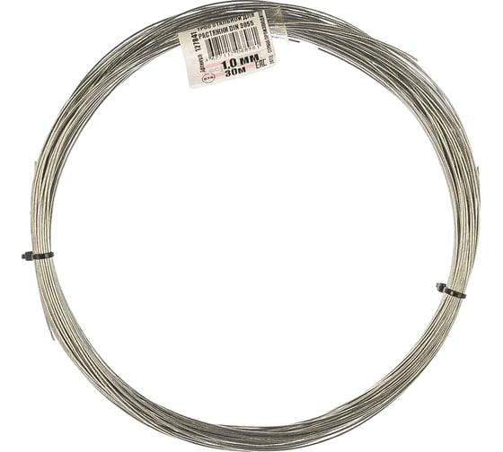 Стальной трос для растяжки DIN 3055, 1 мм, 30 м Tech-Krep 127841
