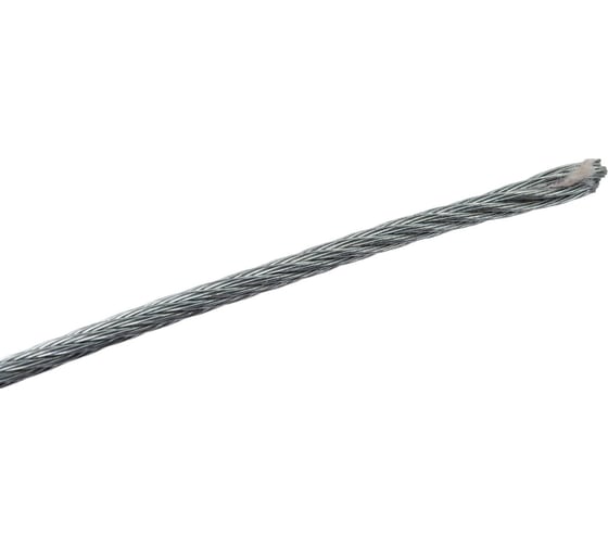 Стальной трос для растяжки DIN 3055, 2 мм, 10 м Tech-Krep 127842
