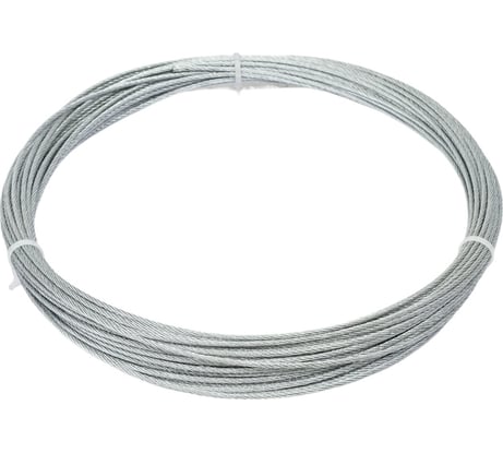 Стальной трос для растяжки DIN 3055, 2 мм, 20 м Tech-Krep 127843