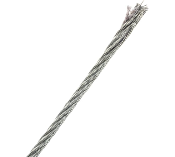 Стальной трос для растяжки DIN 3055, 2 мм, 30 м Tech-Krep 127844