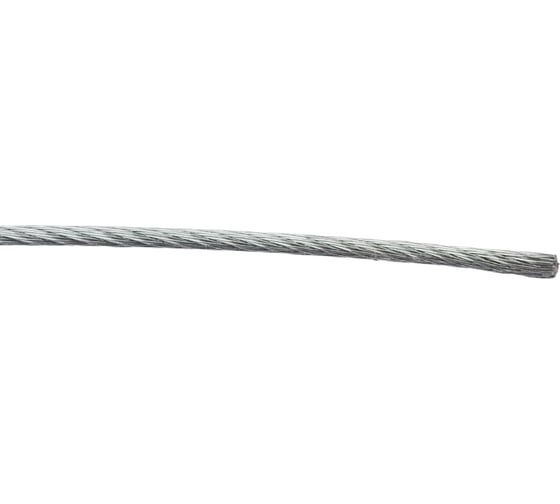 Cтальной трос для растяжки DIN 3055 Tech-Krep 2 мм, 5+м 130234