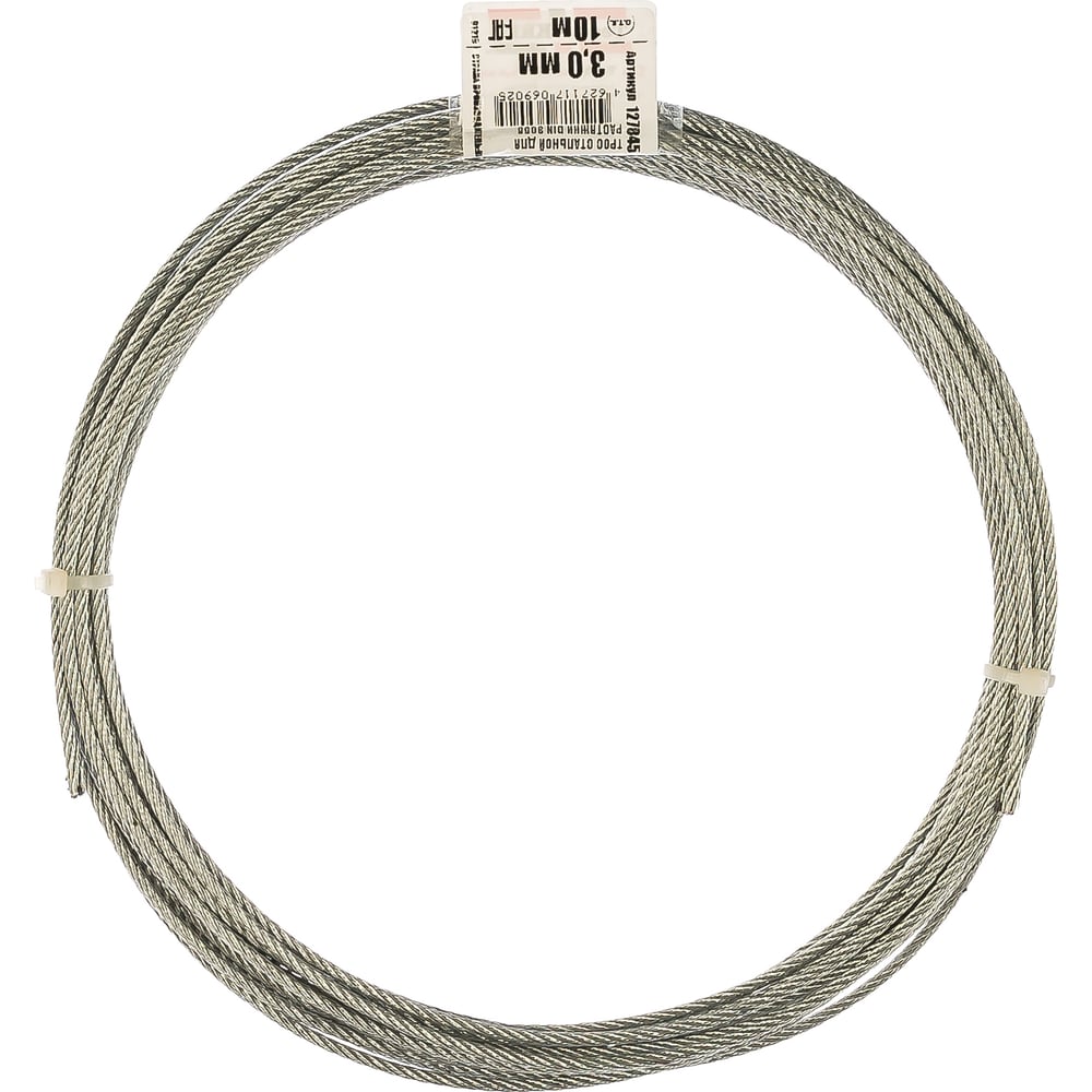 Стальной трос для растяжки Tech-Krep DIN 3055 3 мм, 10 м 127845 ...