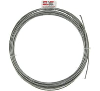 Стальной трос для растяжки DIN 3055 3 мм, 5+м  Tech-Krep 130235