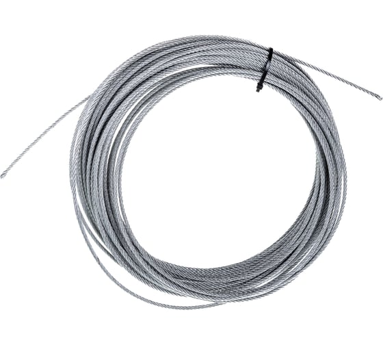 Стальной трос для растяжки DIN 3055 4 мм, 30 м Tech-Krep 127849