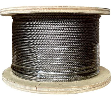 Трос LadAna из нержавеющей стали, 3 мм, катушка, 50 м 220701007