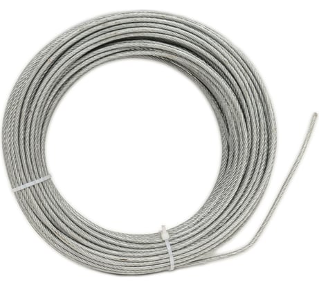 Стальной трос Стройбат в оболочке PVC 2/3 мм, 30 м 24951