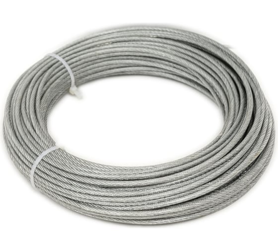 Стальной трос Стройбат в оболочке PVC 2/3 мм, 30 м 24951