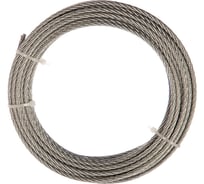 Стальной трос Стройбат DIN 3055 4 мм, 10 м 2519404-1