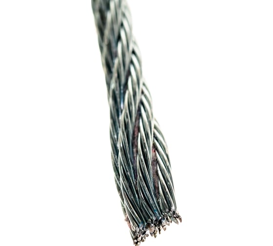 Стальной трос для растяжки DIN 3055 6 мм упак. 15м-накл. Tech-Krep 127935