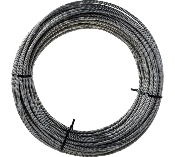 Стальной трос для растяжки DIN 3055 5 мм упак. 30м- накл. Tech-Krep 127851