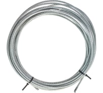 Стальной трос для растяжки DIN 3055 5 мм упак. 10м- накл. Tech-Krep 127850