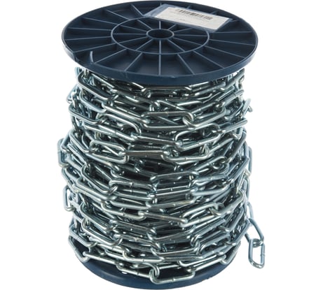 Длиннозвенная цепь Невский Крепеж DIN 763, 6 мм, 30 м 828008