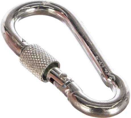 Карабин c фиксатором ПАРТНЕР DIN5299D ZN M 7 4690250051363