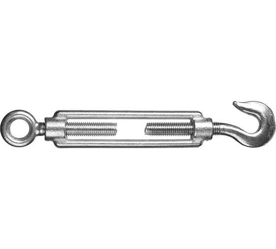 Талреп STAYER DIN 1480, крюк-кольцо, М16, 2 шт, оцинкованный, 30515-16