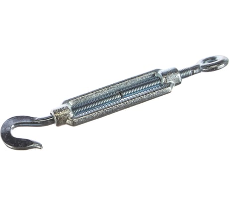 Талреп ЗУБР DIN 1480, крюк-кольцо, М10, кованая натяжная муфта, оцинкованный 34356-10