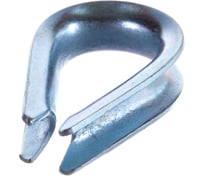 Коуш ЗУБР DIN 6899, 10мм, оцинкованный 304496-10