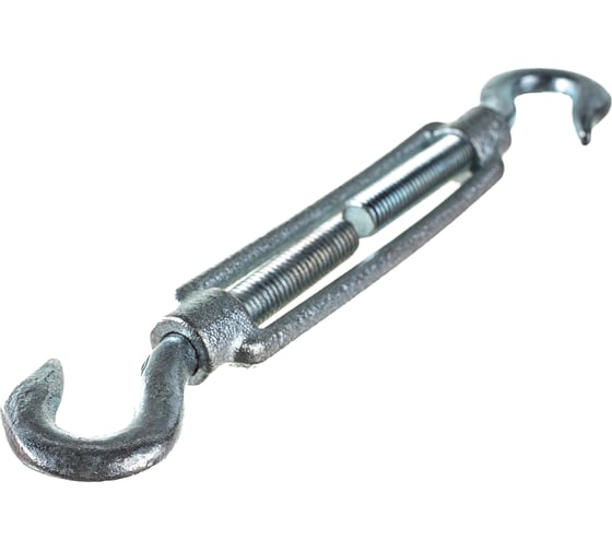 Талреп STAYER DIN 1480, крюк-крюк, М12, 4 шт, оцинкованный, 30525-12