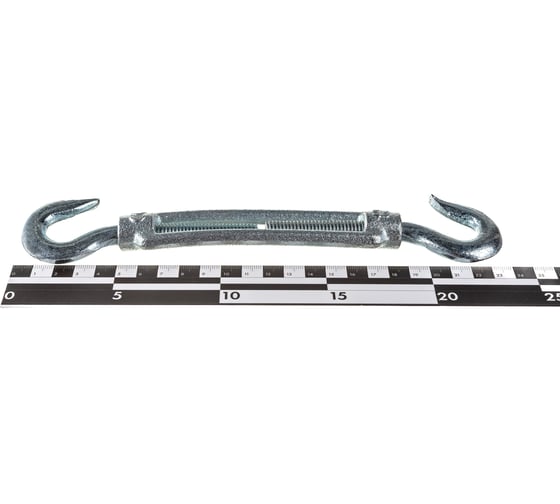 Талреп STAYER DIN 1480, крюк-крюк, М12, 4 шт, оцинкованный, 30525-12