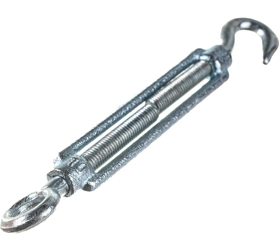 Талреп STAYER DIN 1480, крюк-кольцо, М10, 6 шт, оцинкованный, 30515-10