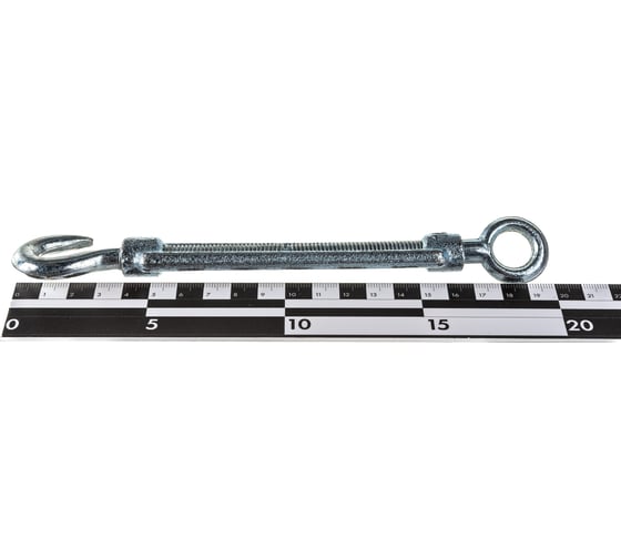 Талреп STAYER DIN 1480, крюк-кольцо, М10, 6 шт, оцинкованный, 30515-10