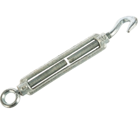 Талреп STAYER DIN 1480, крюк-кольцо, М8, 10 штук, оцинкованный 30515-08