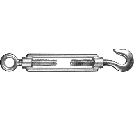 Талреп STAYER DIN 1480, крюк-кольцо, М5, 20 шт, оцинкованный, 30515-05