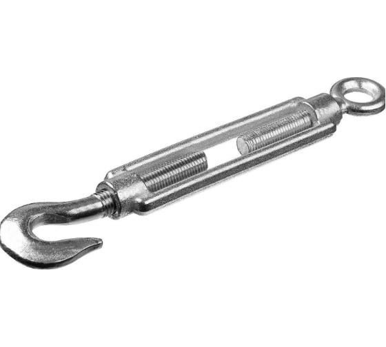 Талреп STAYER DIN 1480, крюк-кольцо, М5, 20 шт, оцинкованный, 30515-05